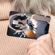 체인소맨굿즈 체인소맨스티커 캐릭터 레제 카드 스티커, 1 Set, z2