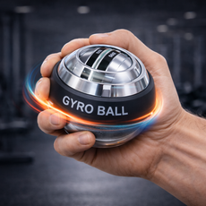 모던셀렉 악력 강화 손목 운동 자이로볼, 1개, 블랙