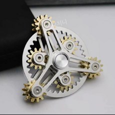메탈 핑거 스피너 집중력 향상 스트레스 해소 피젯 토이, y. 실버