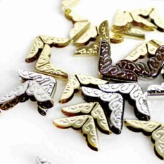 포토북 코너 장식 금속 북아트 부자재 공예코너장식, 금(소)