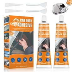 자동차 차체 접착 실란트 100ml 접착제 내열성 핸들 인테리어 금속 플라스틱용 초강력 블랙 실리콘 실란트 50ml 2, 차체 복원 접착제 자동차 접착 실란트 100ml 내열성