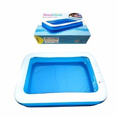 사각 대형 어린이 풀장 200 비치 풀 물놀이 아이 여름 야외 해변 수영장 안전 조물, 본상품