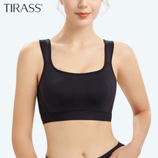 TIRASS 큰가슴 커버 빅사이즈 스포츠 보정 브라