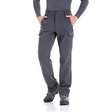 TRAILSIDE SUPPLY CO. 남성용 플리스 안감 단열 팬츠 소프트쉘 팬츠 방수 및 방풍 내추럴036 144189