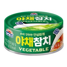 사조 야채참치, 100g, 4개