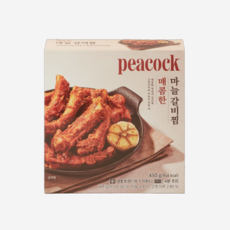 피코크 매콤한 마늘 등갈비찜 450g 1개 밀키트 즉석 간편식