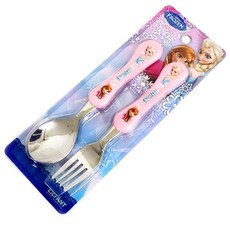 겨울왕국 웨이브 스푼 포크 세트, 1세트
