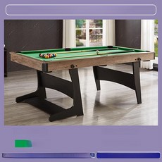 미니 당구대 탁구대 소형 게임기 접이식 실내 연습 이동식 세트 테이블하키, 1개, 6ft 우드 그레인 스탠딩 당구대 그린