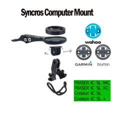 로드 바이크 핸들바 크레스톤 iC SL X GOOUTCYC 크롬 로고 로드 바이크 카본 일체형 콕핏 스콧 애딕트 그래블 16용 플레어, [17] SY MOUNT