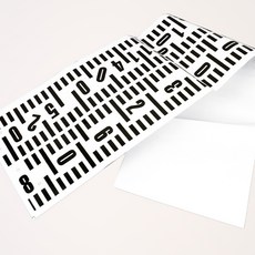 키재기판스티커 아이방 꾸미기 성장 눈금 키재기 자, 1개