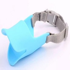 물결샵 애견용 실리콘 오리입마개 마스크 잡화 입질 사고 외출 방지 배려 용품 예방 산책, 대