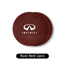 쿠쿠스토어 인피니티 QX0 ESQ 2PCS 자동차 컵홀더 미끄럼 방지 액세서리, 07 Rt Red-2pcs