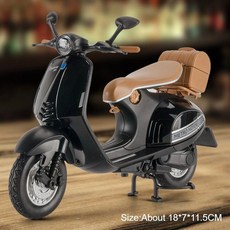 1 12 삼륜차 946 레트로 오토바이 모델 장난감 자동차, 946 Black