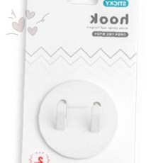 접착고리 접착식후크 현관마스크걸이 모자걸이 벽에붙에는고리 벽부착 3열, 1개, 상세페이지 참조