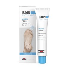 ISDIN 풋 케어 크림 Uradin Podos 젤 오일 10% 우레아 73.9ml(2.5 플루이드 온스)