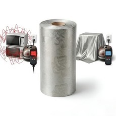 제로파 전자파차단원단 섬유 차폐 커텐, 전자파차단원단B(도금)128cm(폭) x 1m(길이), 1개