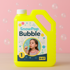 스노우팝 눈꽃버블 유아행사 연기거품 발생기 결혼식 무대 축제, 버블용액, 1개