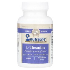 뉴트라라이프 엘테아닌 아미노산 L-Theanine 200mg 60mm, 기본, 1개, 60정