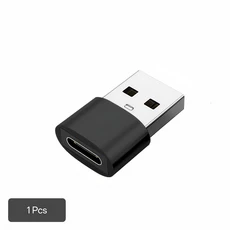 SD card reader USB C to Type TF storage with Mepsies OTG suitable for laptops MacBook Galaxy phones, 03 BlackUSB1Pcs