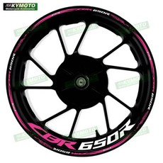 오토바이 앞바퀴 뒷바퀴 스티커 수정된 반사 휠, 1개, 17. CBR650R-19