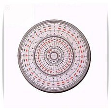 360도 원형분도기 18cm 정확측정 각도측정자 1개입 자