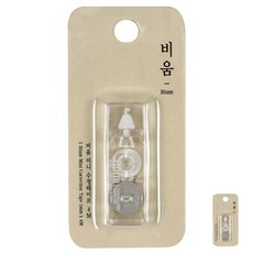 리필수정테이프 빠른건조 학생용 수정테이프 비움 미니 4M 투명 화이트 수정액 학용품