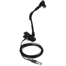 AKG 색소폰 마이크용 교체용 클립 온 악기 마이크 콘덴서 구스넥미니 3핀 XLR 커넥터 포함 블랙