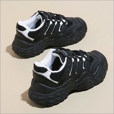 여자 운동화 어글리슈즈 통기성 2색 키높이 메쉬 통굽 zli+76594cv