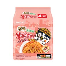 불닭볶음면 로제 140g, 4개