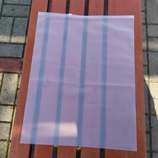 1P 반투명 PVC 지퍼백 파우치 35x45cm 지퍼백 수납용지퍼백 다용도지퍼백 여행용지퍼백 포장용품 반투명지퍼백RUL+3270, 1개, 1매입