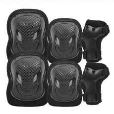 Airwalk 키네틱 성인 보호장비 자전거 전동킥보드 인라인 스케이트보드 손목 팔꿈치 무릎 보호대 세트, 1개, 혼합색상