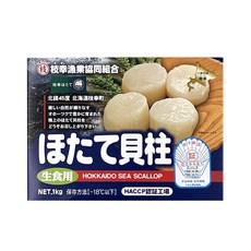 프리미엄 북해도 가리비관자 4s, 1개, 1kg