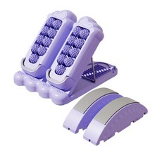 【柏詩互創】拉筋板 按摩板 足筋板 腳底拉筋板 小腿拉筋板 斜板拉筋, 【紫色】三合一拉筋板｜拉筋＋按摩＋平衡