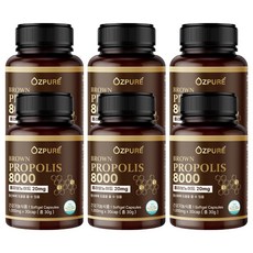 오즈퓨어 호주 브라운 프로폴리스 8000, 6개, 30정