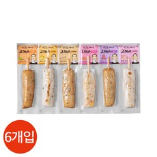 고래사 어묵 고래바 실속세트, 65g, 6개