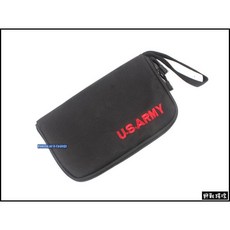 野戰搖滾-生存遊戲 US.ARMY 手槍攜行袋 黑色 手槍袋彈匣袋GLOCK M9可用工具包, 1個