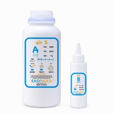 [국내생산]이지몰드 몰드용 액상실리콘 air 시리즈 1kg, air5, 1개