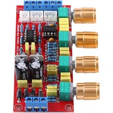 프리앰프 오디오 고품질 하이파이 NE5532 보드 키트 AC 12V OPAMP 앰프 품질 향상 음악 애호가에게 이상적임 완성된, Finished board