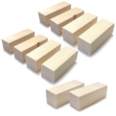 아이베란다 원목 각재 받침 버팀목 지지대 교구용 몽땅각재 35x35x100mm, 10개