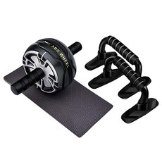 CATOOM + 220KG 복근 롤러 매트 부착 팔굽혀펴기 압휠 운동 윌 내하중 근육