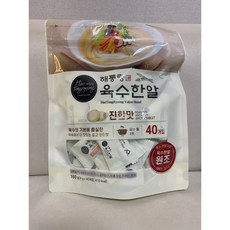해통령 육수한알 진한맛, 160g, 2개