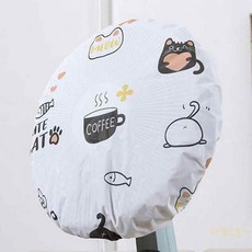 루마 선풍기 커버 먼지차단, 1개, 2-선풍기커버-나뭇잎