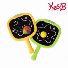 아파트거실용 손목 무리 없는 바운스 라켓 세트 어린이 실내외 공놀이 완구 스포츠용품, 1개