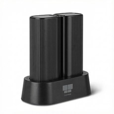 나비 휴대용손난로 NV46-THW10 크래들 충전 듀얼손난로 무선 휴대용 온도조절 자석 전기 양손 충전식손난로 전자 핫팩, 블랙, THW10