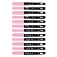 모나미 에딩슈퍼 600 파스텔 형광펜, 파스텔 핑크 (PASTEL PINK), 12개