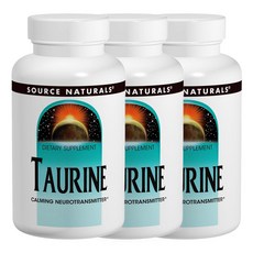 SOURCE NATURALS 牛磺酸膠囊 1000mg, 120顆, 3罐