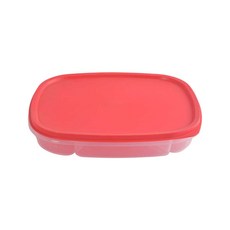 국내생산 업소용 밀폐찬합 사각 원형 도시락 찬합 반찬통, 1개, 사각_중형5칸