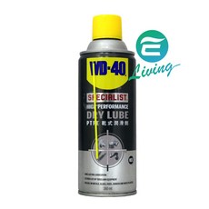 WD-40 DRY LUBE PTFE 乾式潤滑劑，快速乾燥不黏膩，適用於金屬、塑膠和橡膠，提供卓越潤滑效果, 1個