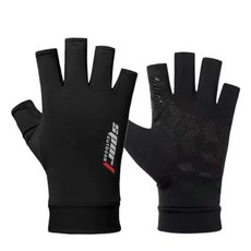 OVOY 자외선 차단 장갑 남성용 여성용 핑거리스 운전 장갑 미끄럼 방지 하프 핑거 하이킹 운동 장갑 야외용