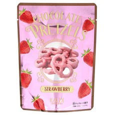 칼디 KALDI 스트로베리 초콜릿 프레첼 과자 50g 3개세트